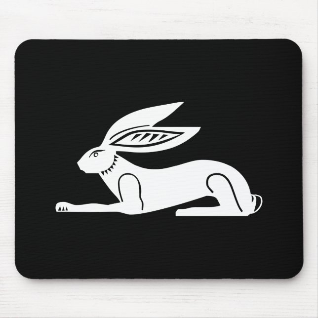 Egyptian Rabbit Mouse Mat (Front)