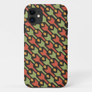 Egyptian Red Green Arrow Pattern iPhone 5/5s Case