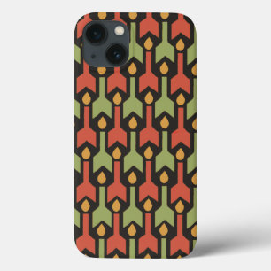 Egyptian Red Green Black Arrows iPad Case