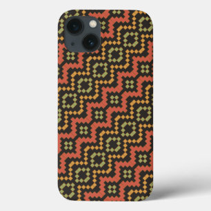 Egyptian Red Green Black Tribal iPad Case