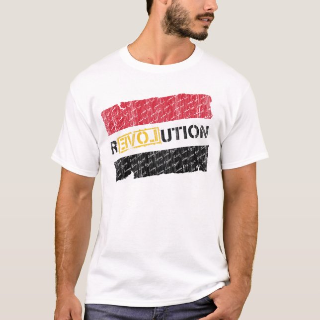 Egyptian Revolution (Stripe Fade) T-Shirt (Front)