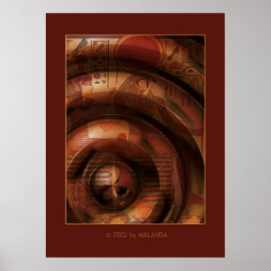 Egyptian Rings Poster