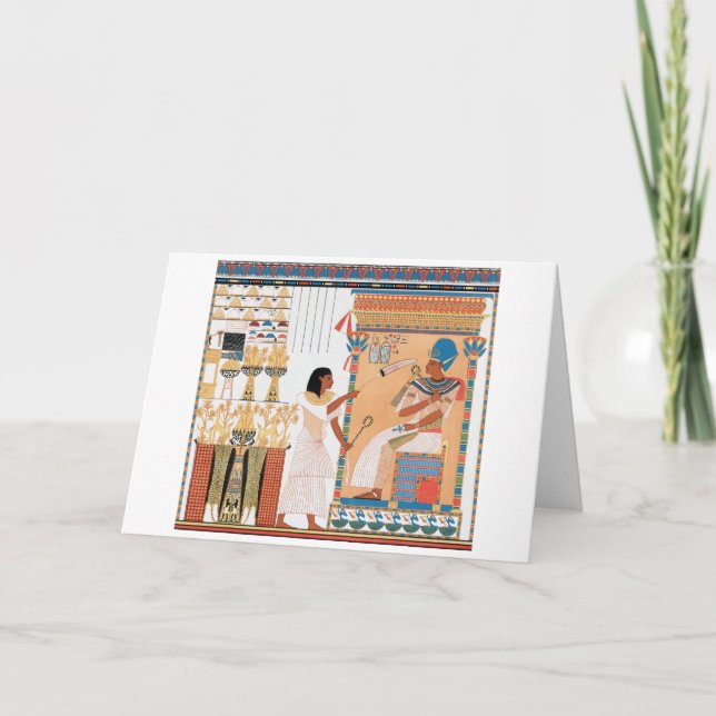 Egyptian Royal Design Card (Front)