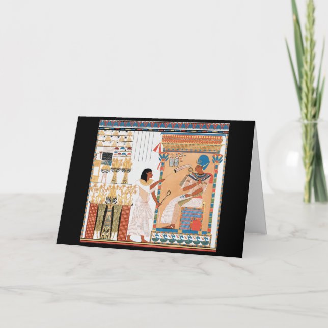Egyptian Royal Design Card (Front)