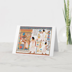 Egyptian Royal Design Card