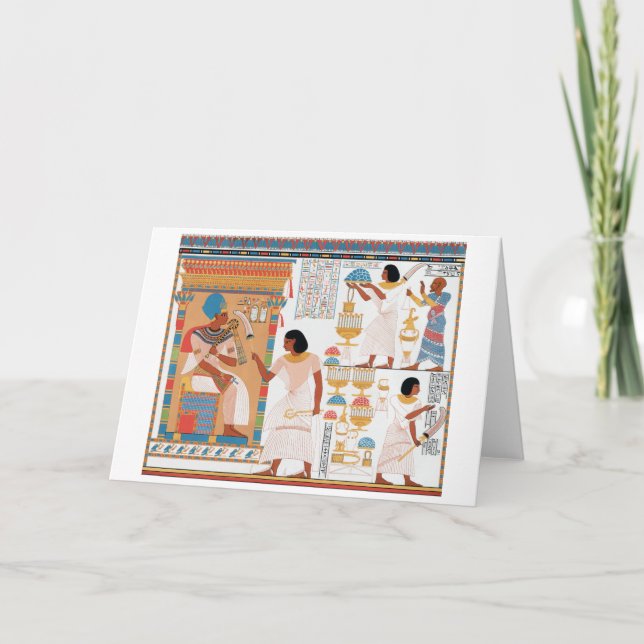 Egyptian Royal Design Card (Front)