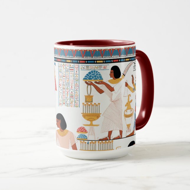 Egyptian Royal Design Mug (Front Right)