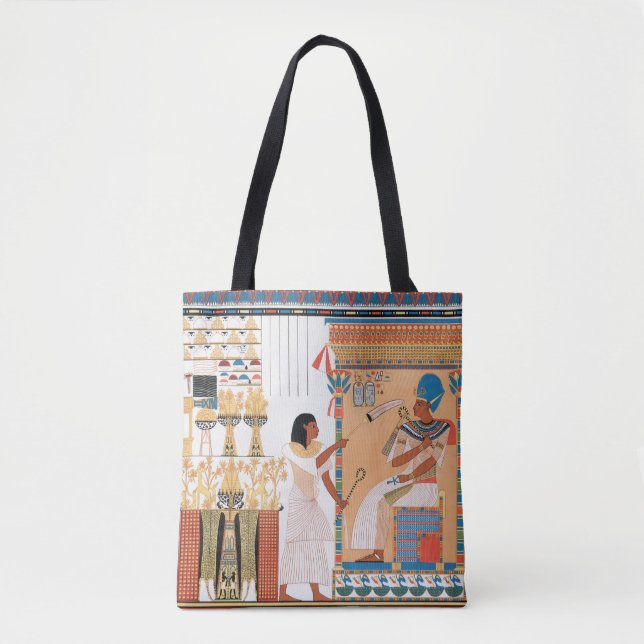 Egyptian Royal Design Tote Bag (Front)