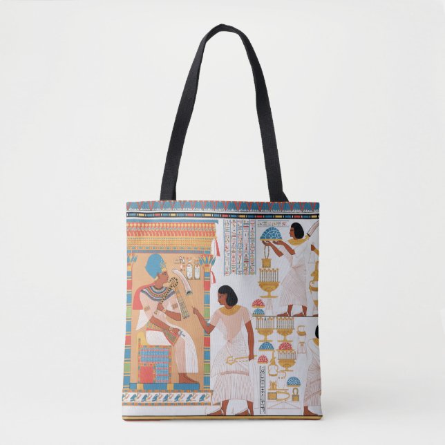 Egyptian Royal Design Tote Bag (Front)
