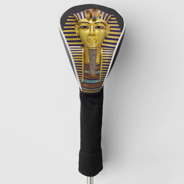 Egyptian Royal Golden Mask Golf Head Cover (Front)