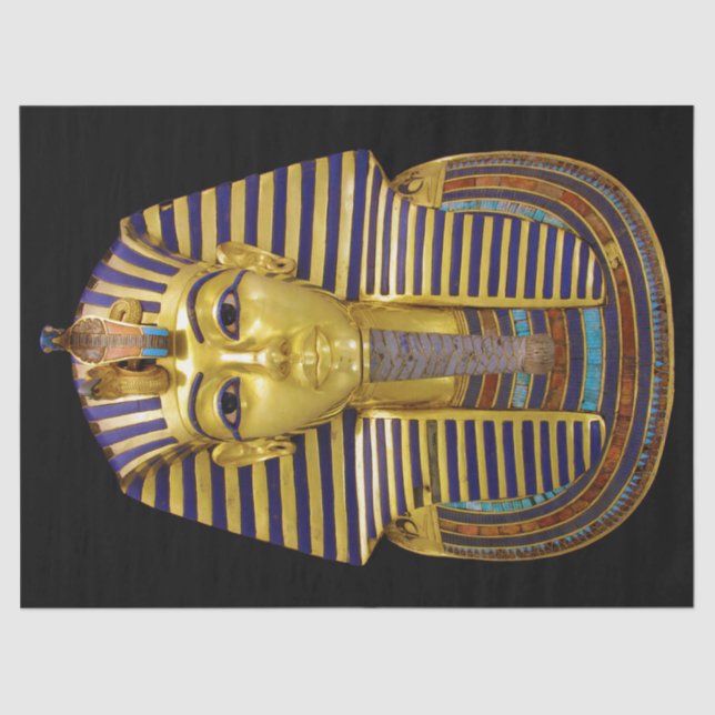 Egyptian Royal Golden Mask Tissue Paper (Front)
