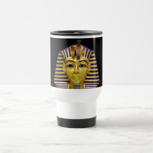 Egyptian Royal Golden Mask Travel Mug