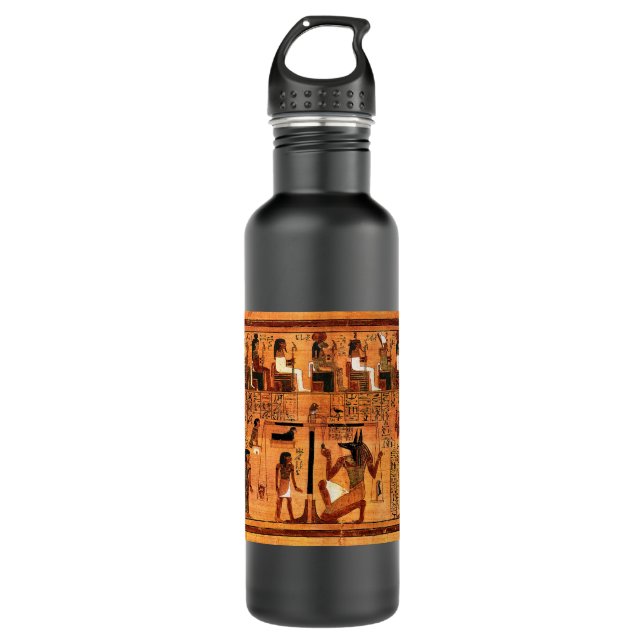 Egyptian Royal Papyrus 710 Ml Water Bottle (Front)