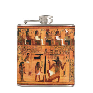 Egyptian Royal Papyrus Hip Flask