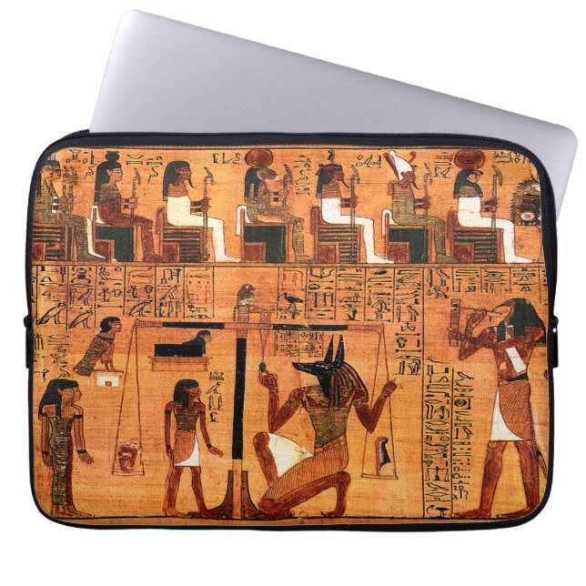 Egyptian Royal Papyrus Laptop Sleeve (Front)