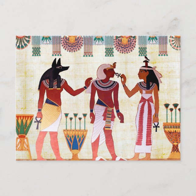 Egyptian Royal Papyrus Postcard (Front)