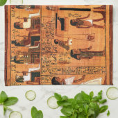 Egyptian Royal Papyrus Tea Towel (Folded)