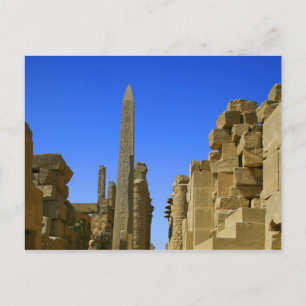 Egyptian Ruins Karnack Postcard