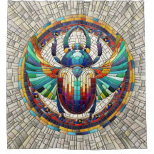 Egyptian Scarab Beetle -Mosaic Art