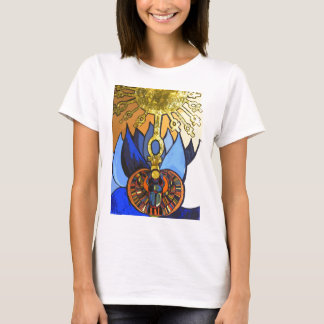 Egyptian Scarab Blue Lotus Aten Tee