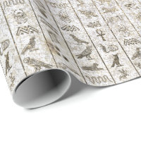 Egyptian Script Pearly Gold Foxier White Royal