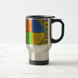 Egyptian Seamless set fabric pattern Travel Mug