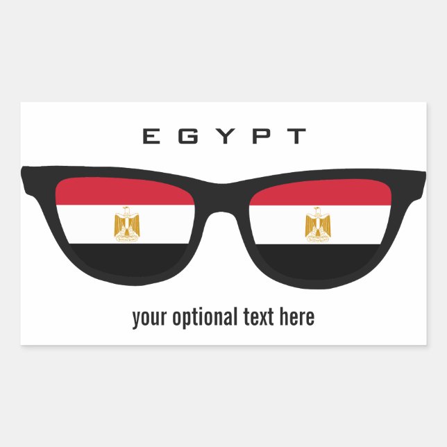 Egyptian Shades custom stickers (Front)