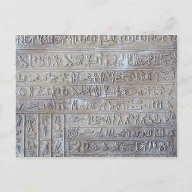 Egyptian spell good luck postcard (Front)