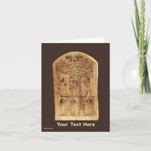 Egyptian Stele Card