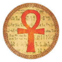 Egyptian Sticker - Ankh Cross