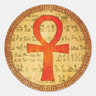 Egyptian Sticker - Ankh Cross