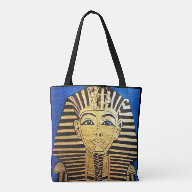 "Egyptian Style" All-Over-Print Tote Bag (Back)