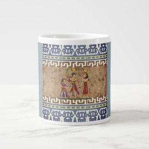 Egyptian Style, Ancient Egyptian Vintage Culture, Large Coffee Mug