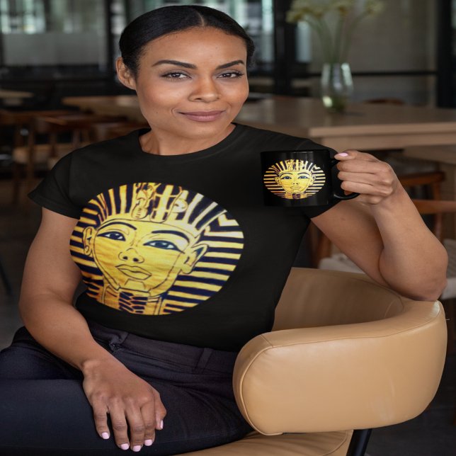Egyptian Style Black and Gold Pharaoh  T-Shirt (Creator Uploaded)