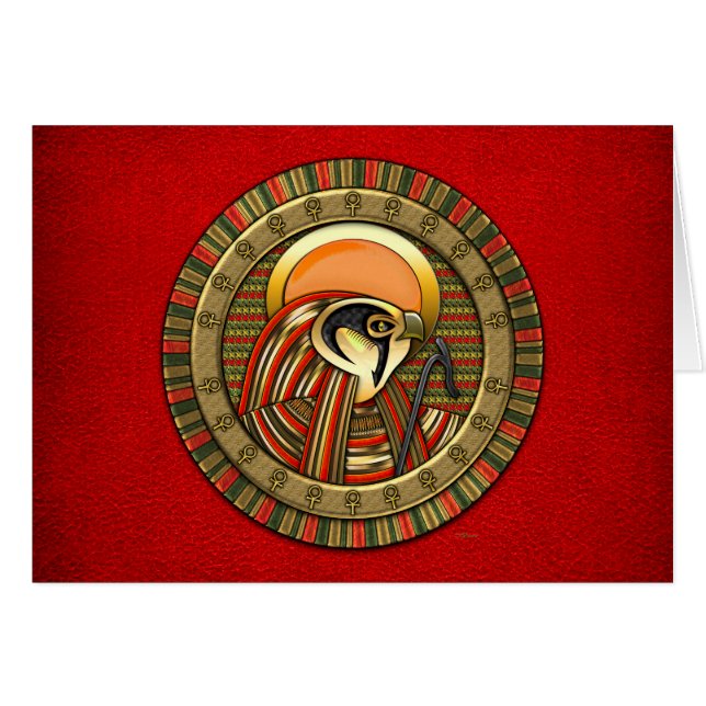 Egyptian Sun God Ra (Front Horizontal)