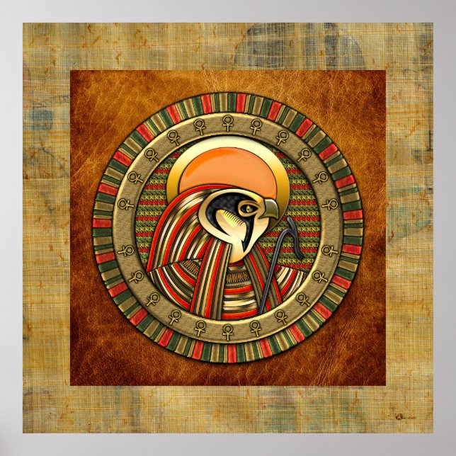 Egyptian Sun God Ra Poster (Front)