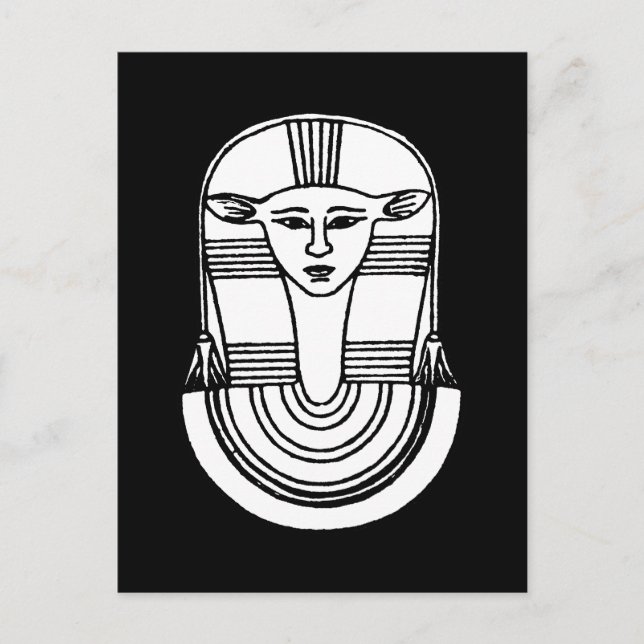Egyptian Symbol: Hathor Postcard (Front)