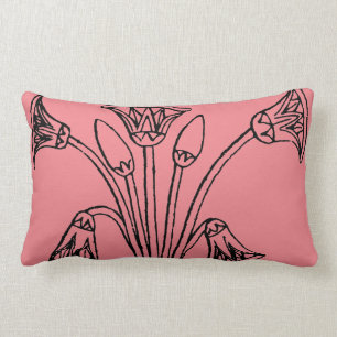 Egyptian Symbol: Lotus Lumbar Cushion