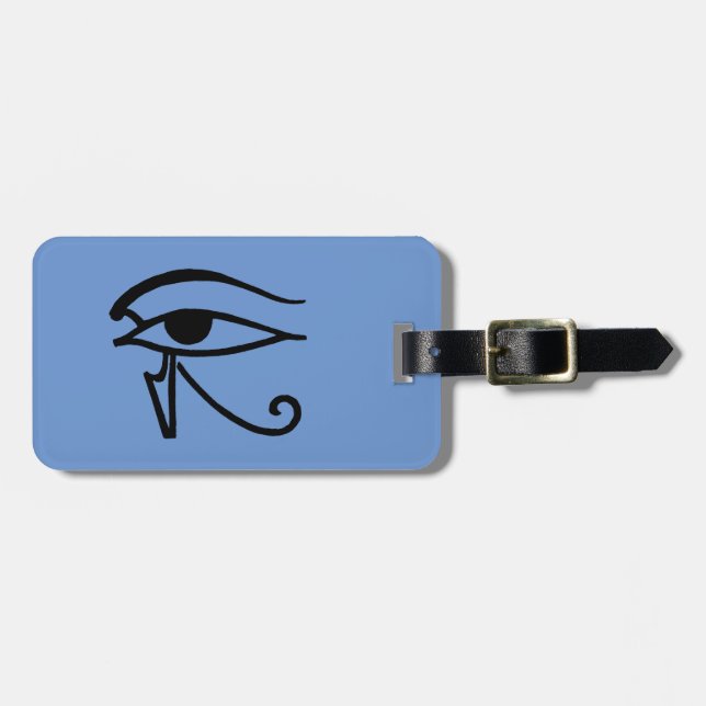 Egyptian Symbol: Utchat Luggage Tag (Front Horizontal)