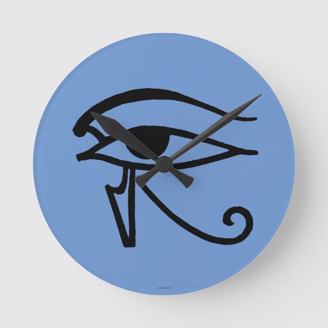 Egyptian Symbol: Utchat Round Clock (Front)