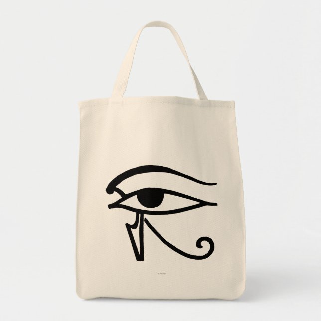 Egyptian Symbol: Utchat Tote Bag (Front)
