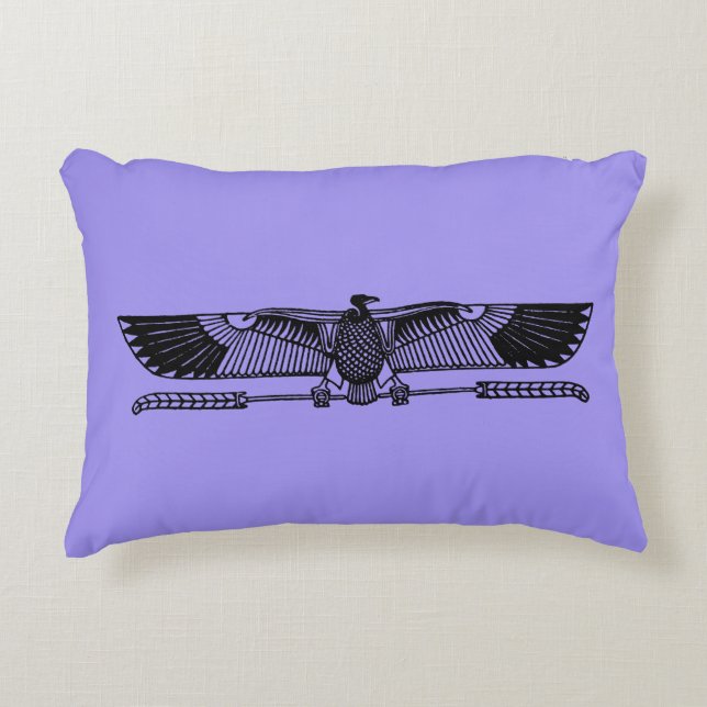 Egyptian Symbol: Vulture Decorative Cushion (Front)