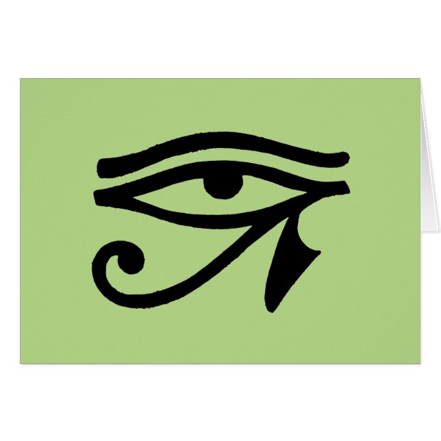 Egyptian Symbol: Wedjat (Front Horizontal)