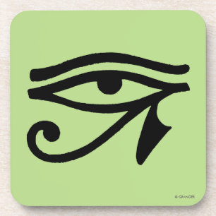 Egyptian Symbol: Wedjat Coaster