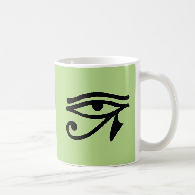 Egyptian Symbol: Wedjat Coffee Mug (Right)