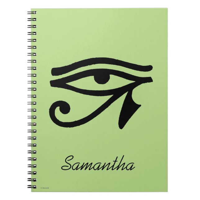 Egyptian Symbol: Wedjat Notebook (Front)