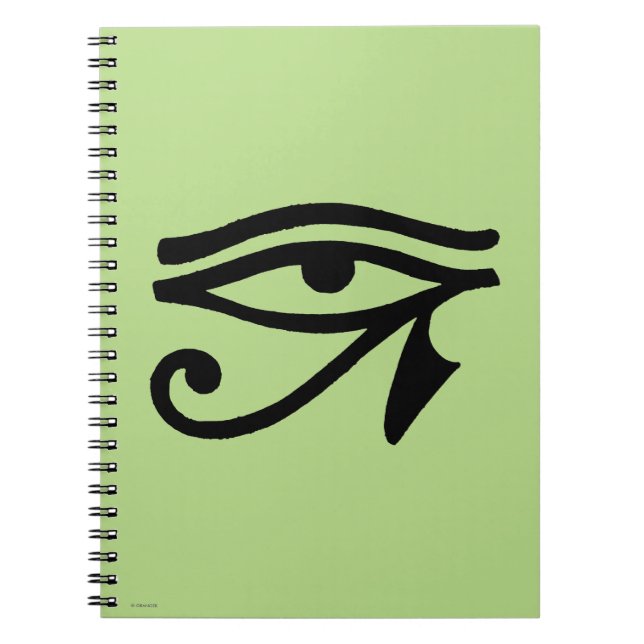 Egyptian Symbol: Wedjat Notebook (Front)
