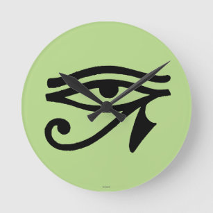 Egyptian Symbol: Wedjat Round Clock