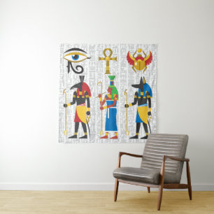 Egyptian Symbols Tapestry