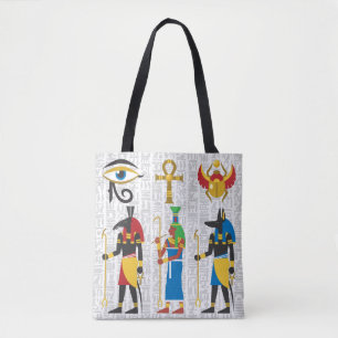 Egyptian Symbols Tote Bag